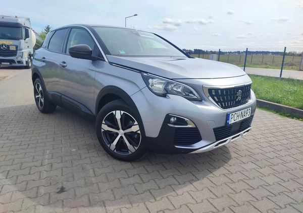 Peugeot 3008 cena 88500 przebieg: 50000, rok produkcji 2019 z Wągrowiec małe 211